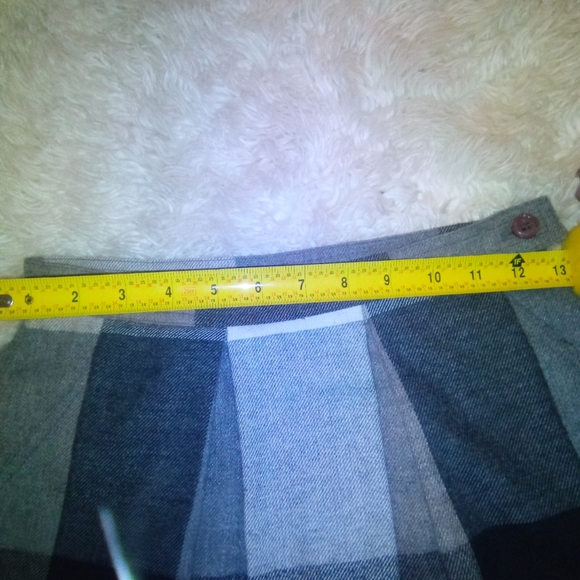 VTG Jones New York Heavy Wool Knit Plaid Skirt Sz 6 - Picture 6 of 6